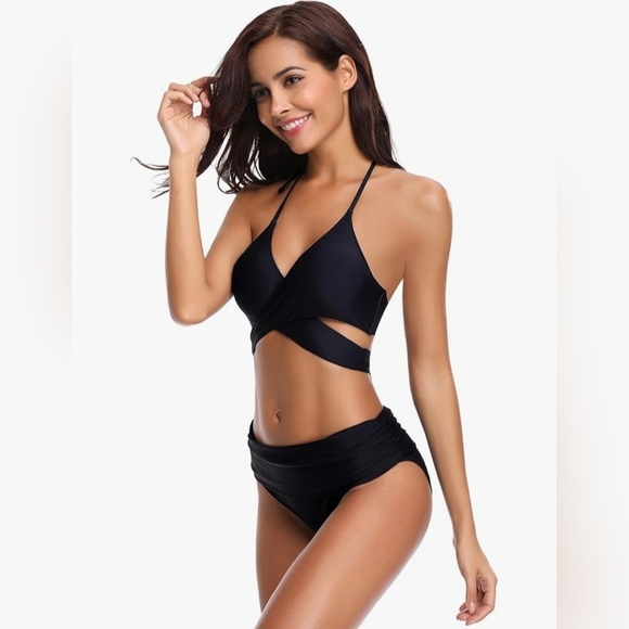 SHEKINI Women Push Up Bikini With Ruched Bottoms #685 - Picture 9 of 12